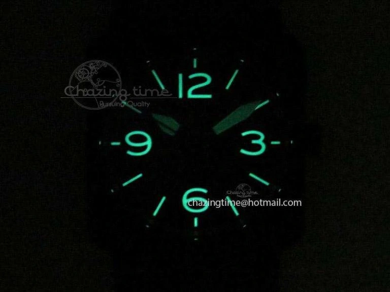 SmoothTexture BR 03-92 42mm Commando 1:1 Best Edition On Grey Rubber Strap Miyota 5245
