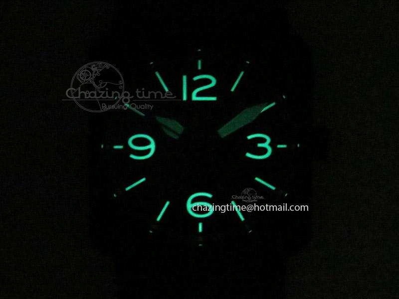 SmoothTexture BR 03-92 42mm Commando 1:1 Best Edition On Grey Rubber Strap Miyota 5245