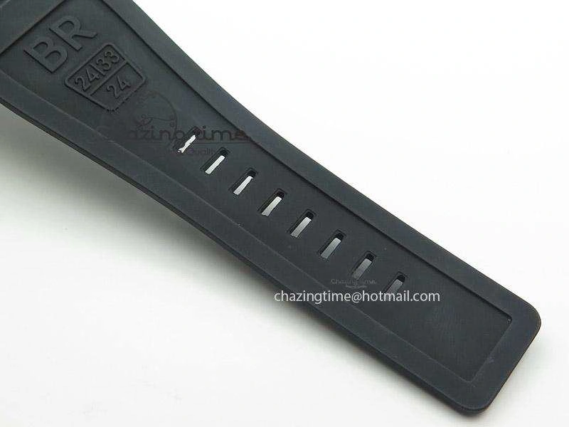 Bold BR 03-92 42mm Military Type 1:1 Best Edition On Black Rubber Strap Miyota 5248