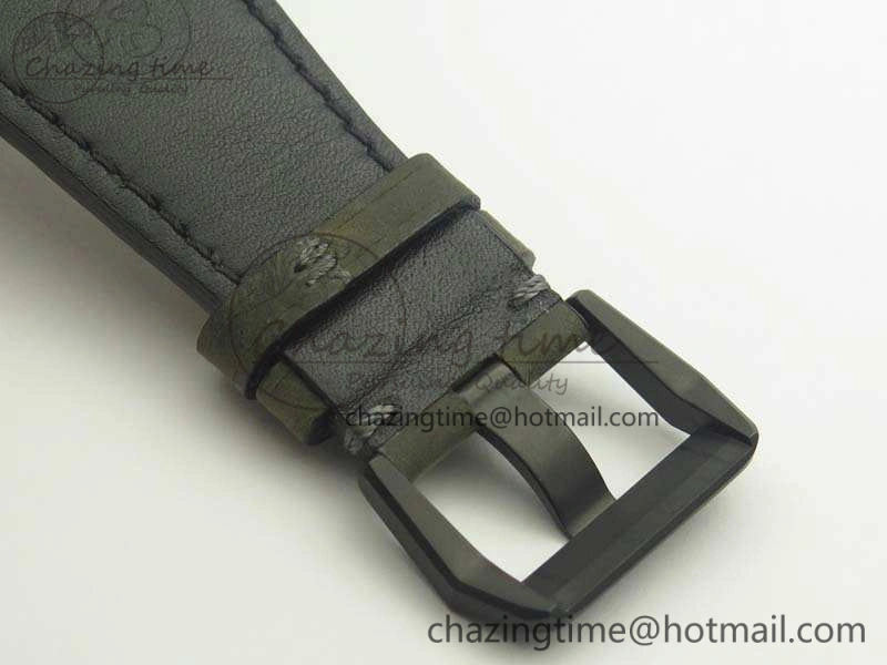 MoistureWicking BR 03-92 DLC 42.5mm Black Dial On Leather Strap MIYOTA9015 V 5187
