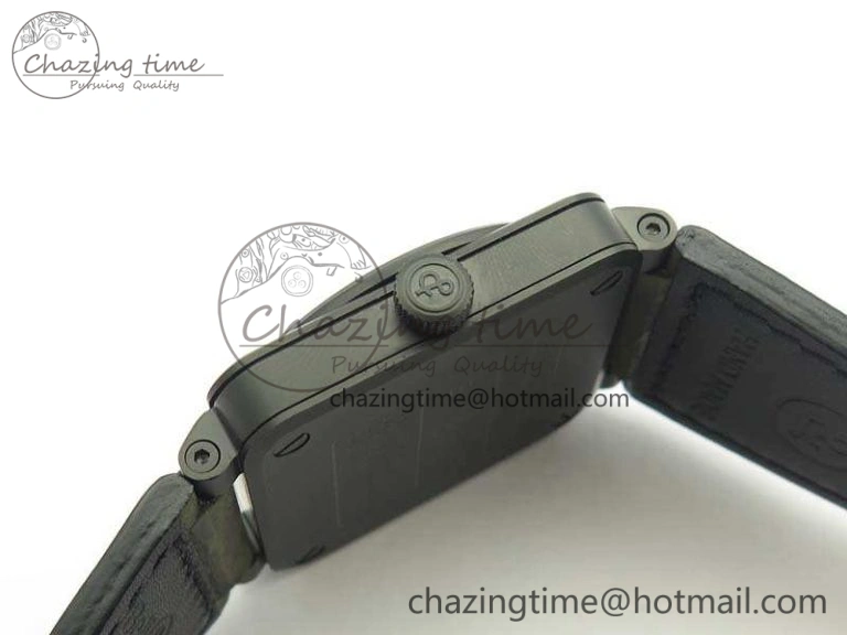 BR 03-92 DLC 42.5mm Green Camouflage Dial On Leather Strap MIYOTA9015 V Casual 5194
