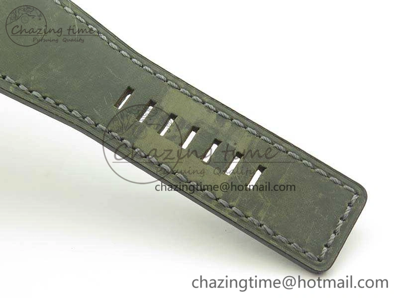 BR 03-92 DLC 42.5mm Green Camouflage Dial On Leather Strap MIYOTA9015 V Casual 5194