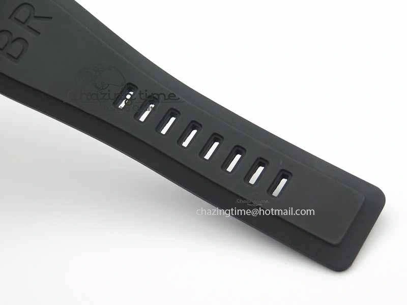 Chic BR 03-92 DLC Black Dial FAYETTE 42.5mm On Rubber Strap MIYOTA 9015 V 5218