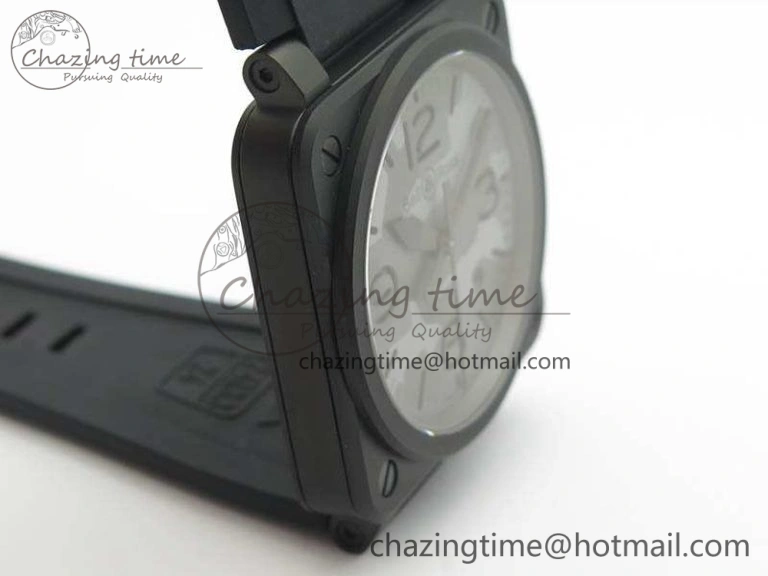 BR 03-92 DLC Camouflage Dial 42.5mm On Rubber Strap MIYOTA 9015 V Popular 5211