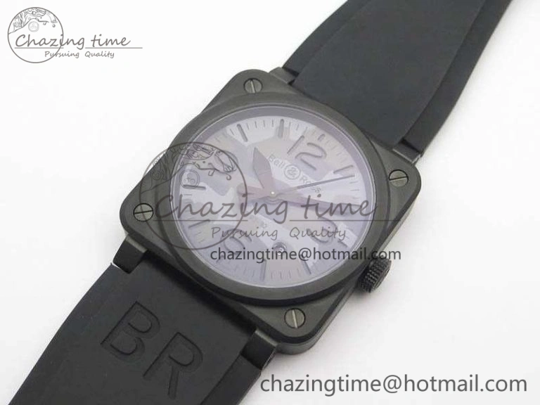 BR 03-92 DLC Camouflage Dial 42.5mm On Rubber Strap MIYOTA 9015 V Popular 5211