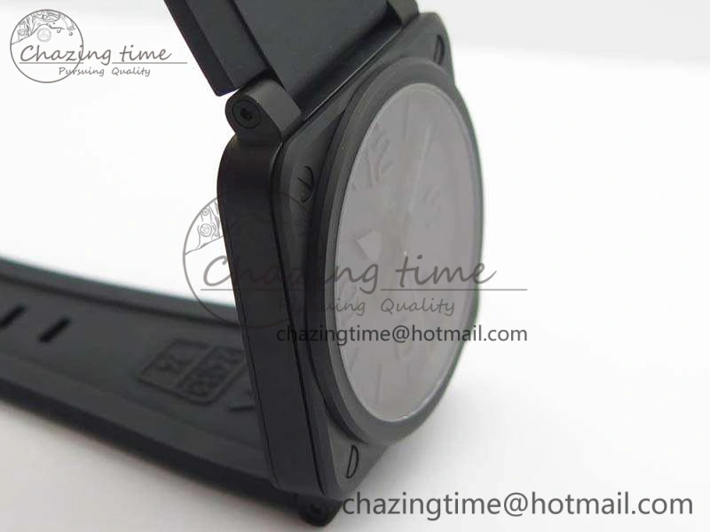 Lightweight BR 03-92 DLC Case V3 Black Dial 42.5mm On Rubber Strap MIYOTA 5197