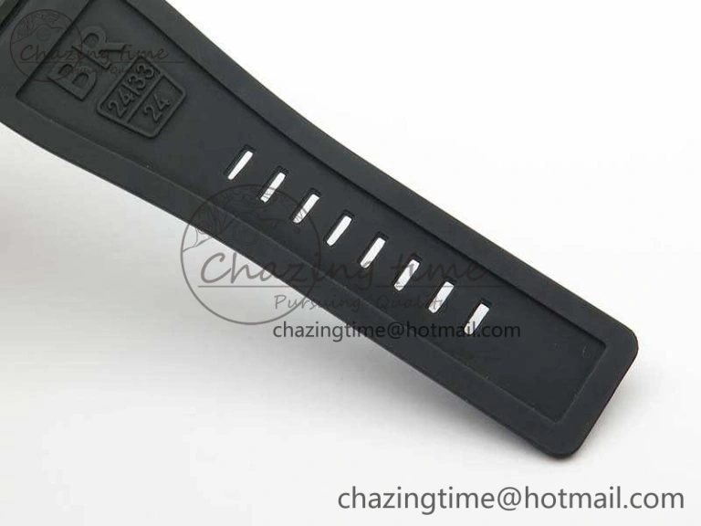 Lightweight BR 03-92 DLC Case V3 Black Dial 42.5mm On Rubber Strap MIYOTA 5197