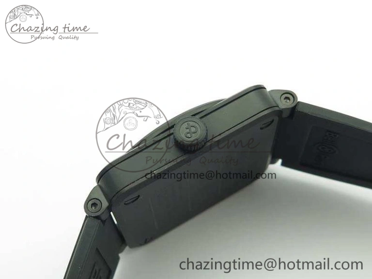 BR 03-92 DLC Case V3 Gray Dial 42.5mm On Rubber Strap MIYOTA Classic 5198