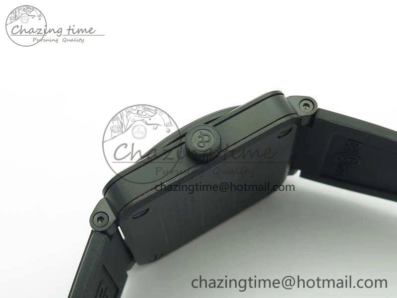 BR 03-92 DLC Case V3 Gray Dial 42.5mm On Rubber Strap MIYOTA Classic 5198