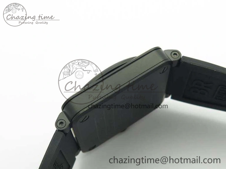 BR 03-92 DLC Case V3 Gray Dial 42.5mm On Rubber Strap MIYOTA Classic 5198
