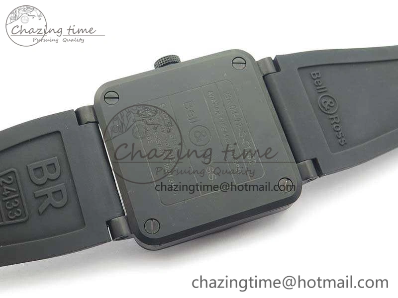 BR 03-92 DLC Case V3 Gray Dial 42.5mm On Rubber Strap MIYOTA Classic 5198