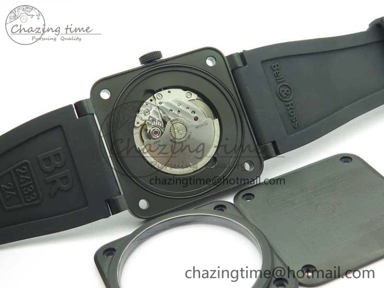 BR 03-92 DLC Case V3 Gray Dial 42.5mm On Rubber Strap MIYOTA Classic 5198