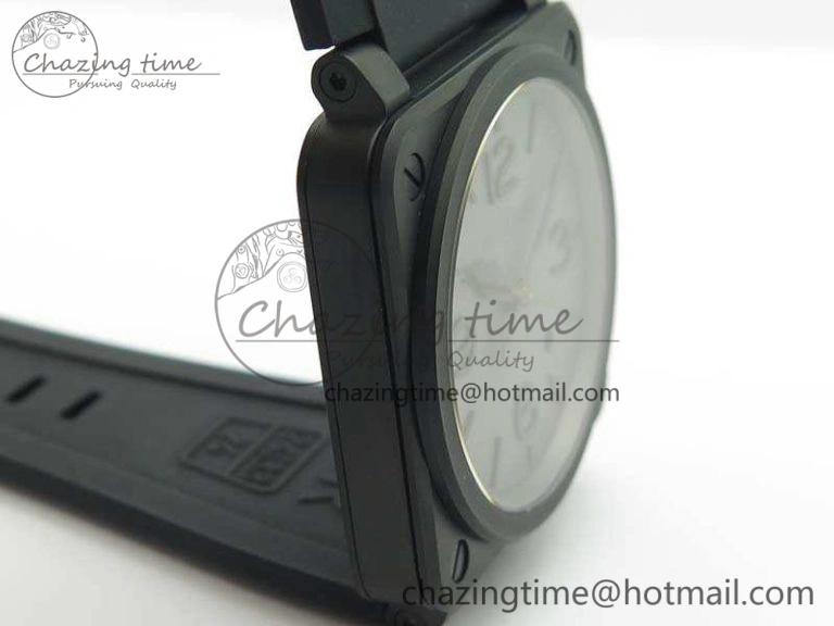 BR 03-92 DLC Case V3 Gray Dial 42.5mm On Rubber Strap MIYOTA Classic 5198