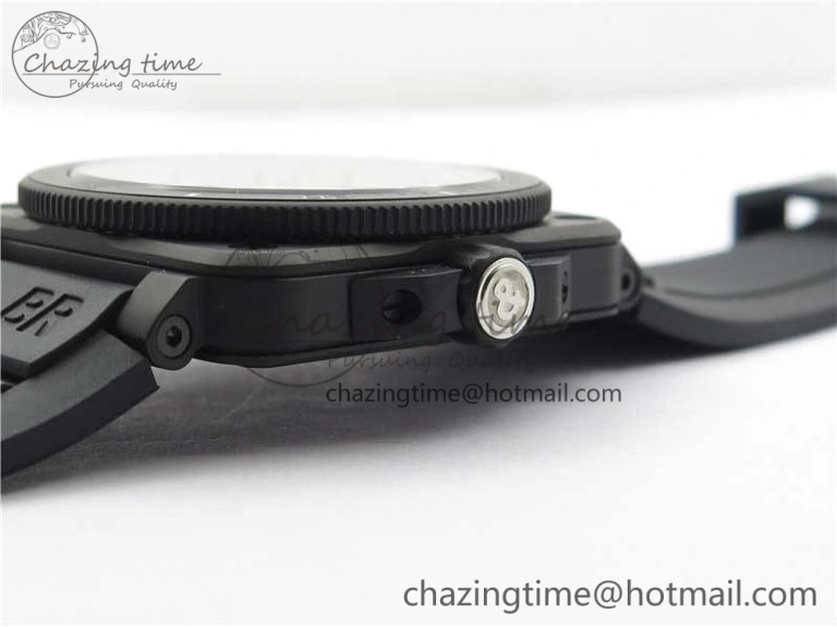 BR 03-92 Diver PVD White Dial on Rubber Strap MIYOTA 9015 (Free Nylon Strap) Premium 5169