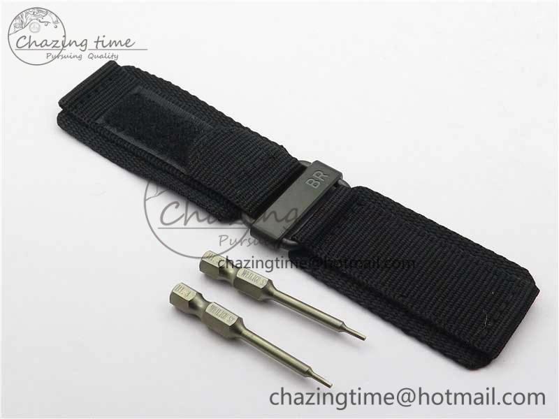 BR 03-92 Diver PVD White Dial on Rubber Strap MIYOTA 9015 (Free Nylon Strap) Premium 5169