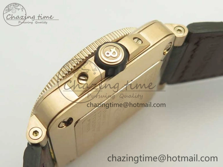 Unisex BR 03-92 Diver RG OXF 1:1 Best Edition Black Dial on Rubber Strap MIYOTA 9015 (Free Leather) 5186