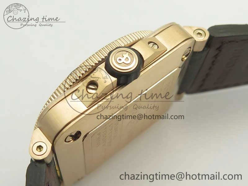 Unisex BR 03-92 Diver RG OXF 1:1 Best Edition Black Dial on Rubber Strap MIYOTA 9015 (Free Leather) 5186