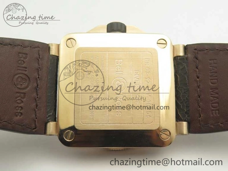 Unisex BR 03-92 Diver RG OXF 1:1 Best Edition Black Dial on Rubber Strap MIYOTA 9015 (Free Leather) 5186