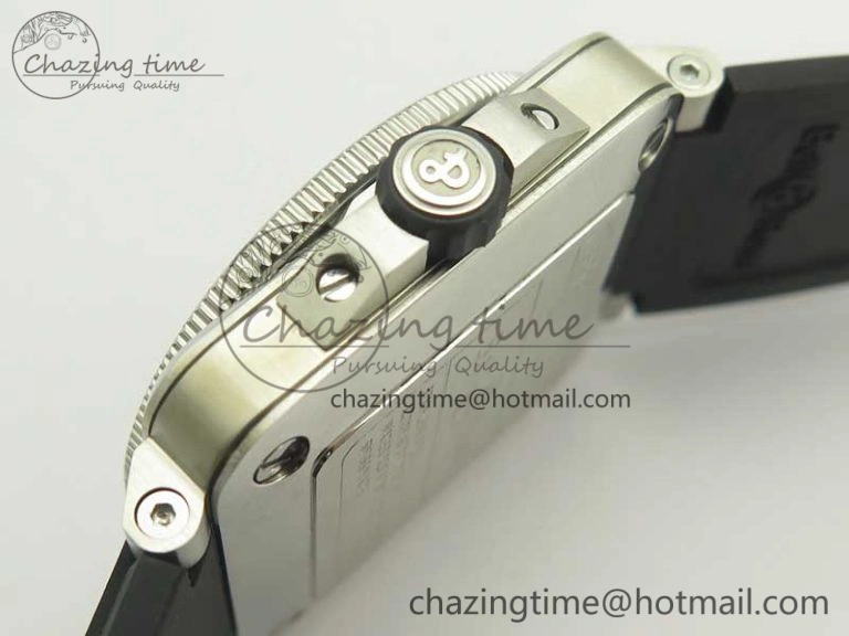 Durable BR 03-92 Diver SS OXF 1:1 Best Edition Black Dial on Rubber Strap MIYOTA 9015 (Free Leather) 5185