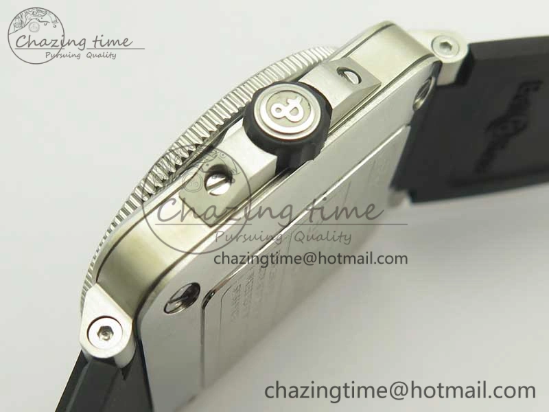 Durable BR 03-92 Diver SS OXF 1:1 Best Edition Black Dial on Rubber Strap MIYOTA 9015 (Free Leather) 5185