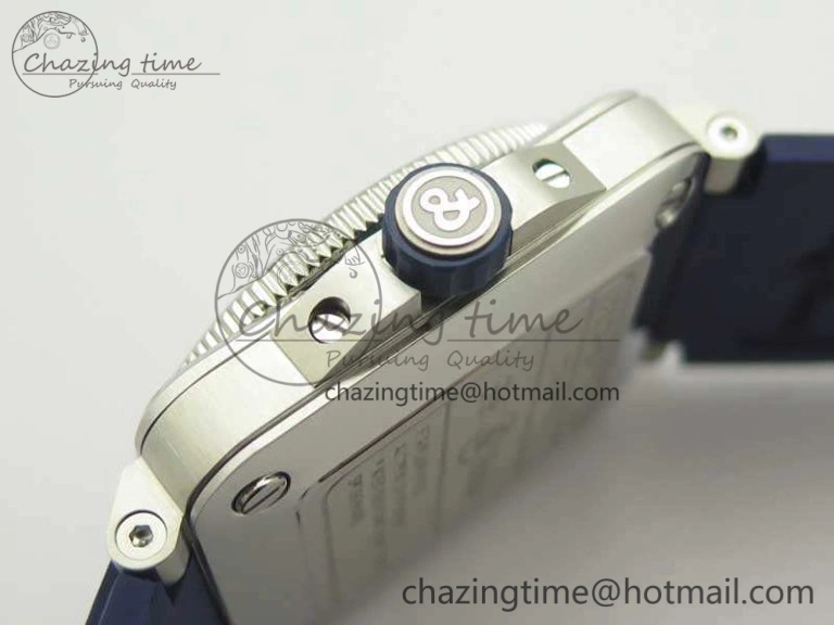 Versatile BR 03-92 Diver SS RDF 1:1 Best Edition Blue Dial On Rubber Strap MIYOTA9015 (Free Nylon Strap) 5189