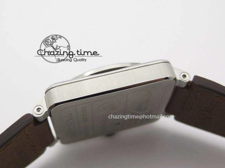 Practical BR 03-92 Golden Heritage SS ZF 1:1 Best Edition On Brown Leather Strap MIYOTA 5244