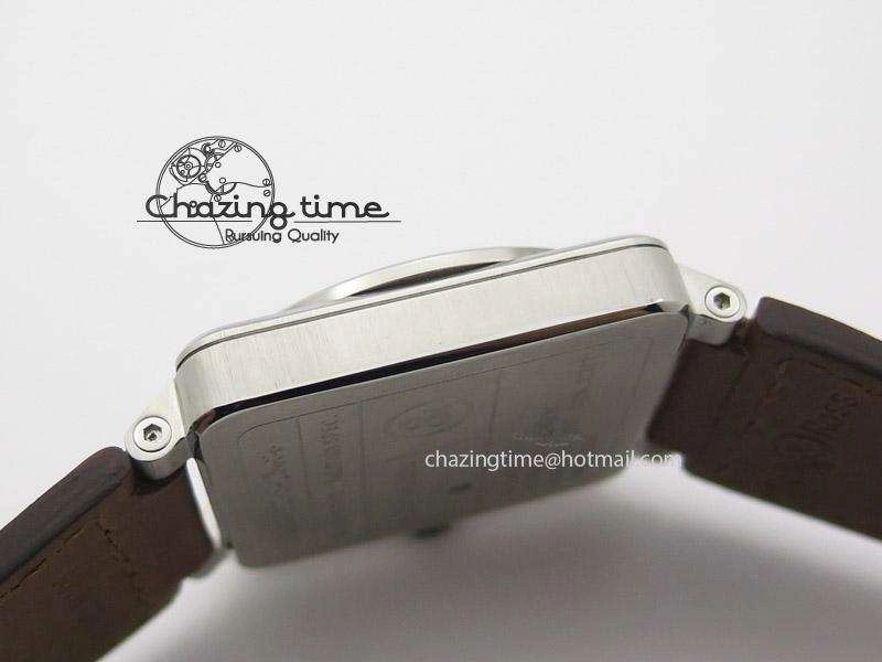 Practical BR 03-92 Golden Heritage SS ZF 1:1 Best Edition On Brown Leather Strap MIYOTA 5244