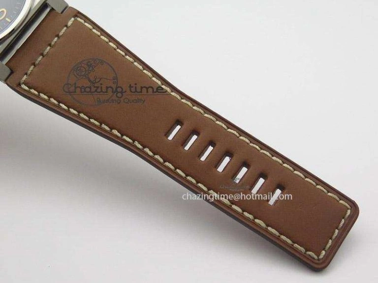 Practical BR 03-92 Golden Heritage SS ZF 1:1 Best Edition On Brown Leather Strap MIYOTA 5244