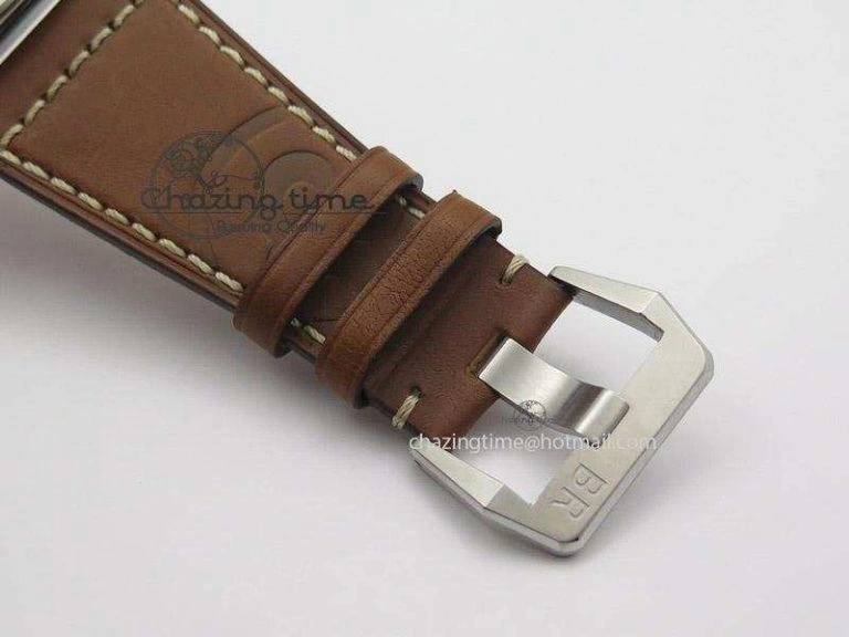 Practical BR 03-92 Golden Heritage SS ZF 1:1 Best Edition On Brown Leather Strap MIYOTA 5244