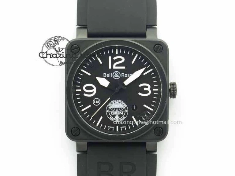 Practical BR 03-92 Golden Heritage SS ZF 1:1 Best Edition On Brown Leather Strap MIYOTA 5244