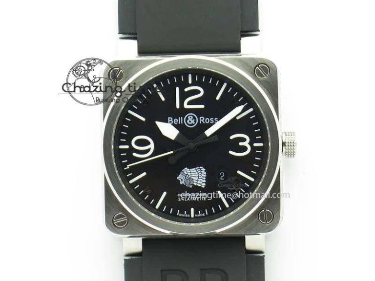 Practical BR 03-92 Golden Heritage SS ZF 1:1 Best Edition On Brown Leather Strap MIYOTA 5244