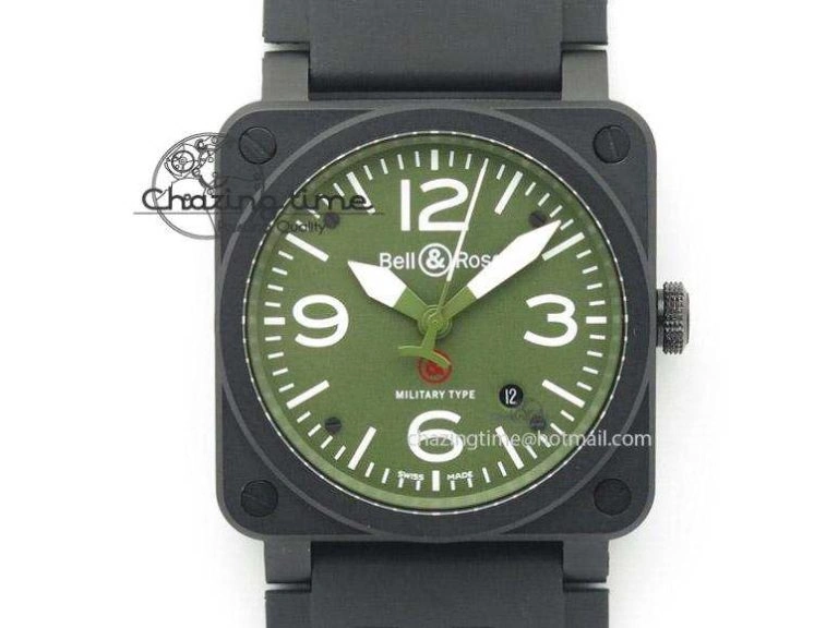 Practical BR 03-92 Golden Heritage SS ZF 1:1 Best Edition On Brown Leather Strap MIYOTA 5244