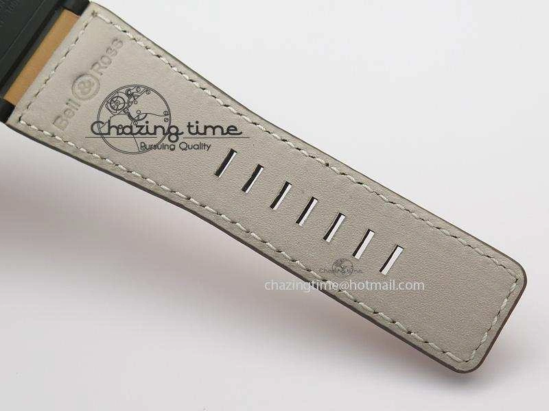 Breathable BR 03-92 Heritage PVD Black Dial On Brown Leather Strap MIYOTA 9015 V 5242