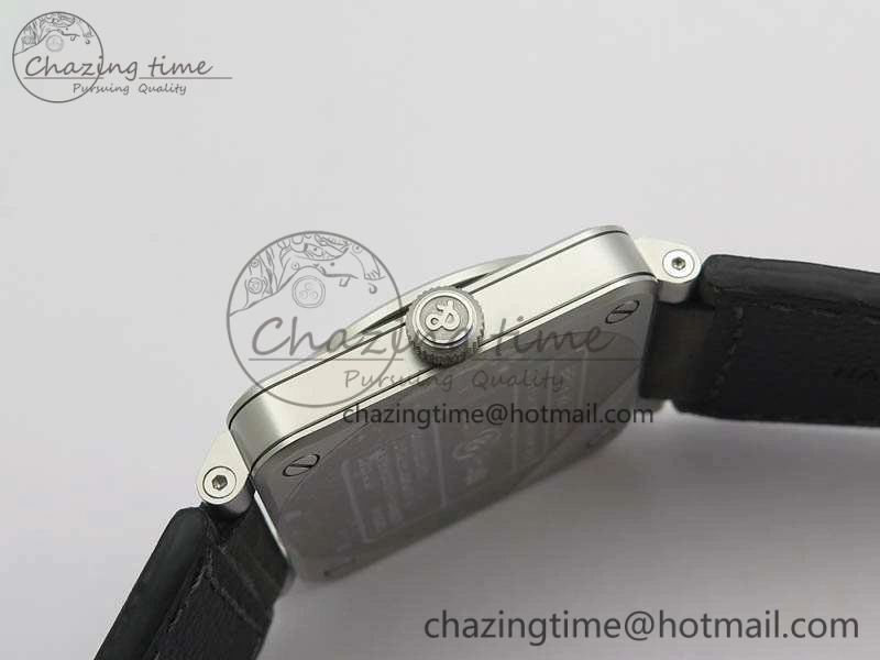 BR 03-92 Horolum Satin Polished Steel Gray Dial On Leather Strap MIYOTA 9015 (Free Nylon Strap) V FreshLook 5203