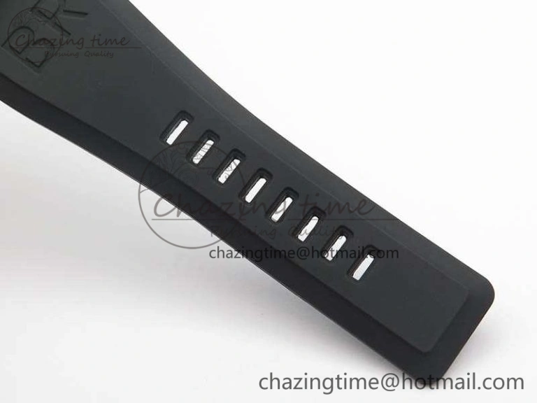 FlexibleFit BR 03-92 Horolum Satin Polished Steel Gray Dial On Rubber Strap MIYOTA 9015 (Free Nylon Strap) V 5202