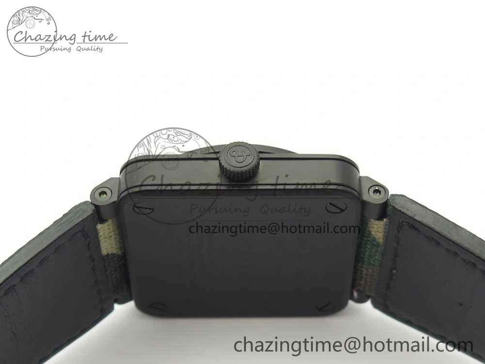 BR 03-92 PVD 1:1 Best Edition Camouflage Apes Dial on Camouflage Nylon Strap MIYOTA 9015 V Practical 5176