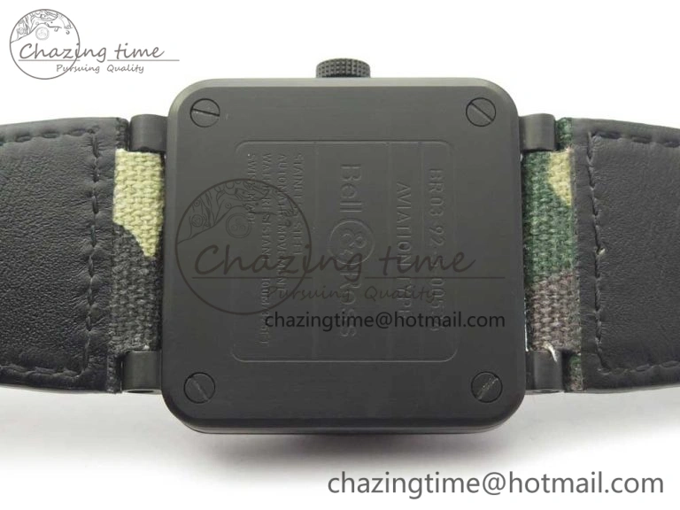 BR 03-92 PVD 1:1 Best Edition Camouflage Apes Dial on Camouflage Nylon Strap MIYOTA 9015 V Practical 5176