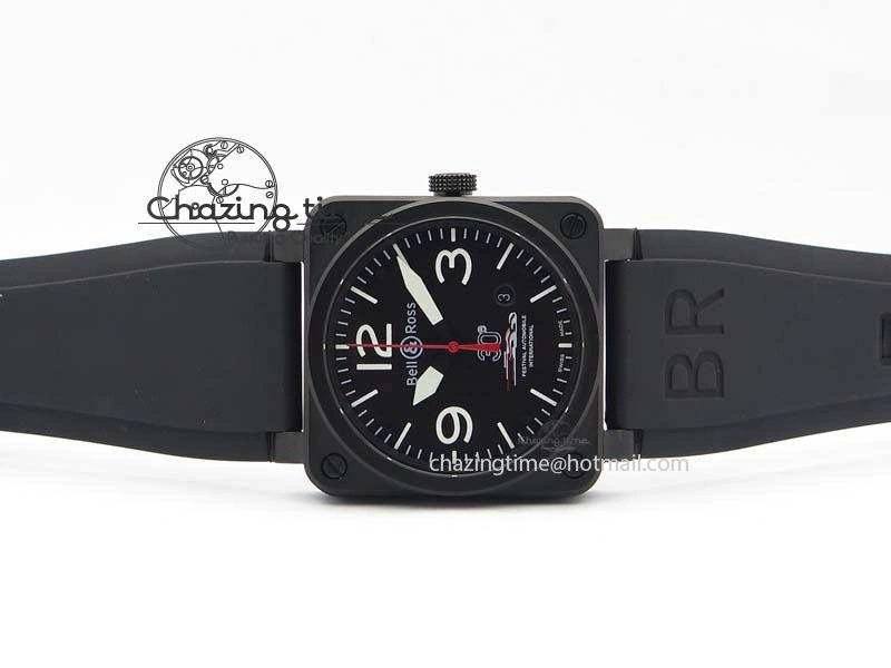HighQuality BR 03-92 PVD Case Black Dial 30 LTD 42.5mm On Rubber Strap MIYOTA 9015 V 5227