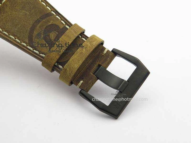 ComfortFit BR 03-92 PVD Case Black Dial 42.5mm On Leather Strap MIYOTA 9015 V 5228