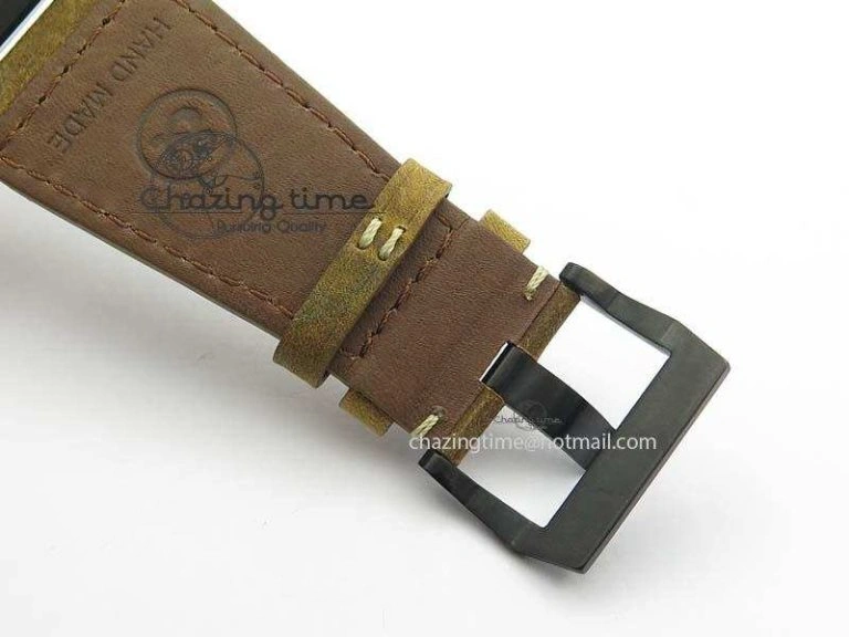 ComfortFit BR 03-92 PVD Case Black Dial 42.5mm On Leather Strap MIYOTA 9015 V 5228