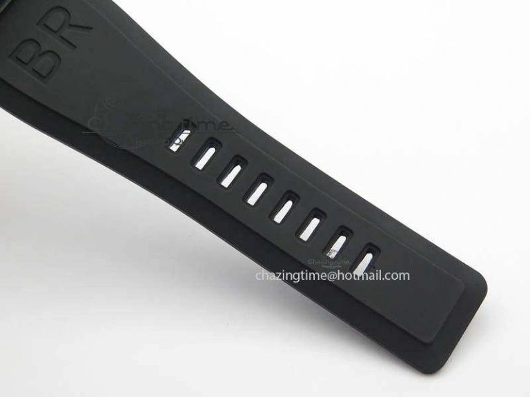 BR 03-92 PVD Case Black Dial Blue Number 42.5mm On Rubber Strap MIYOTA 9015 V AllSeason 5247