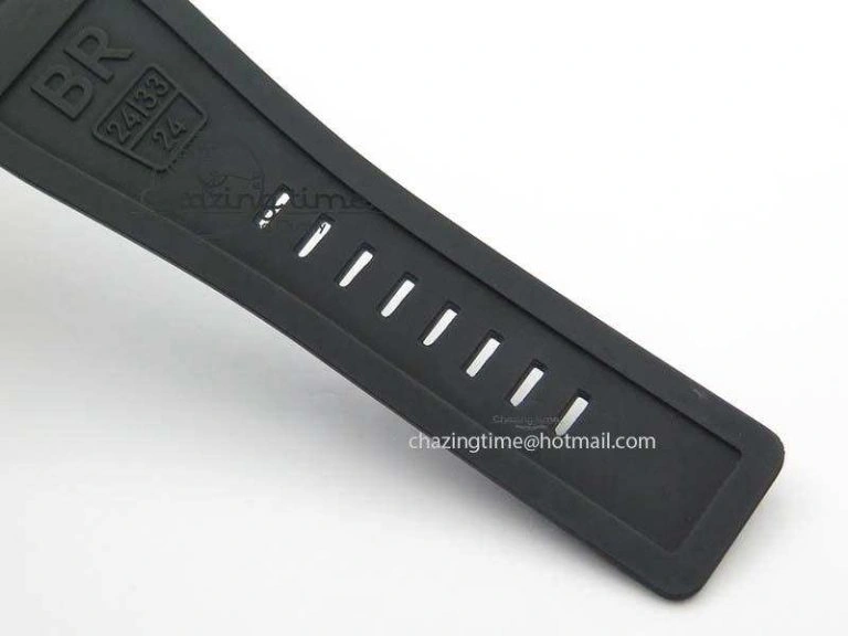 BR 03-92 PVD Case Black Dial Blue Number 42.5mm On Rubber Strap MIYOTA 9015 V AllSeason 5247