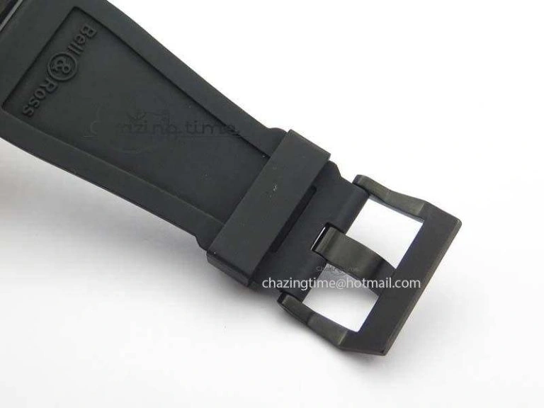 BR 03-92 PVD Case Black Dial Blue Number 42.5mm On Rubber Strap MIYOTA 9015 V AllSeason 5247