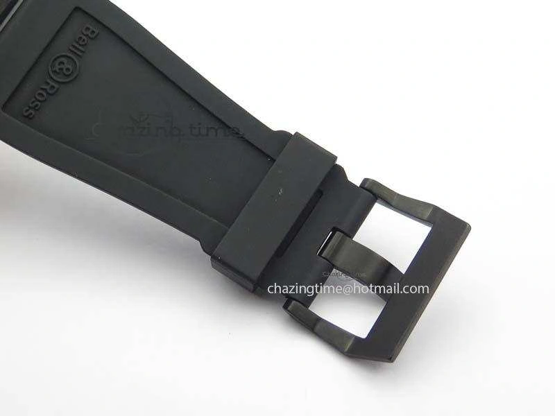 BR 03-92 PVD Case Black Dial Blue Number 42.5mm On Rubber Strap MIYOTA 9015 V AllSeason 5247