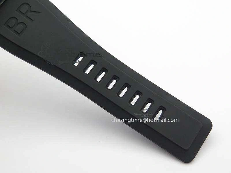 Tailored BR 03-92 PVD Case Black Dial Orange Sec Hand 42.5mm On Rubber Strap MIYOTA 9015 V 5226