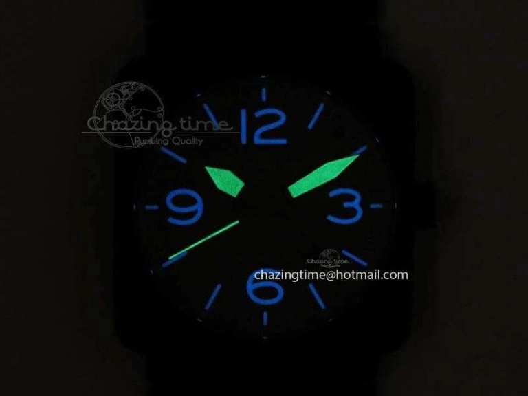 FlexibleFit BR 03-92 PVD Case V2 42.5mm Gray Dial On Rubber Strap MIYOTA 5223