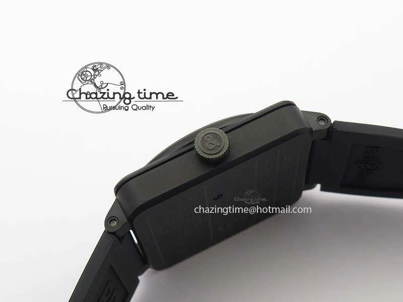 FlexibleFit BR 03-92 PVD Case V2 42.5mm Gray Dial On Rubber Strap MIYOTA 5223
