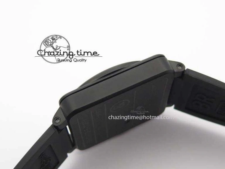 FlexibleFit BR 03-92 PVD Case V2 42.5mm Gray Dial On Rubber Strap MIYOTA 5223