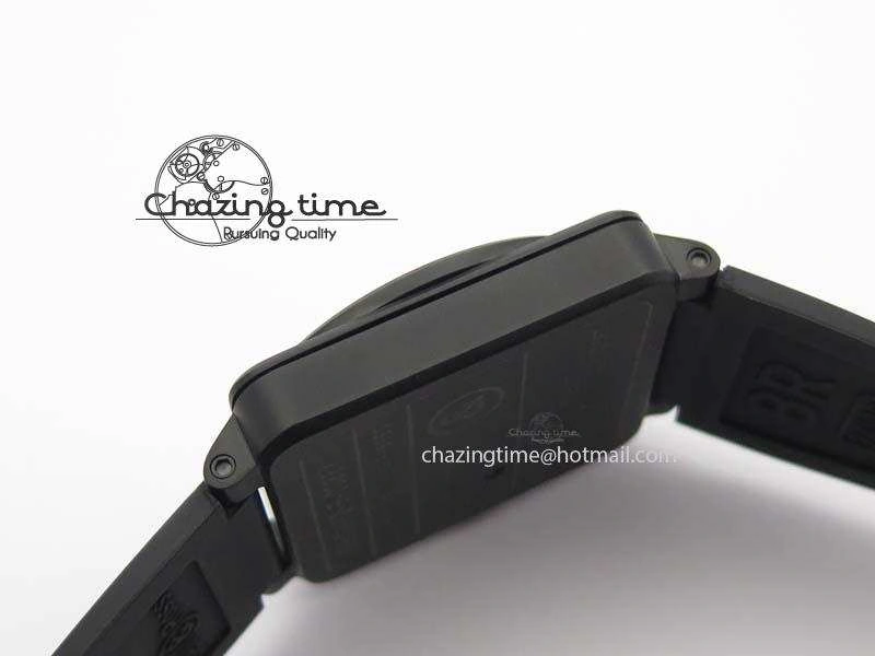 FlexibleFit BR 03-92 PVD Case V2 42.5mm Gray Dial On Rubber Strap MIYOTA 5223