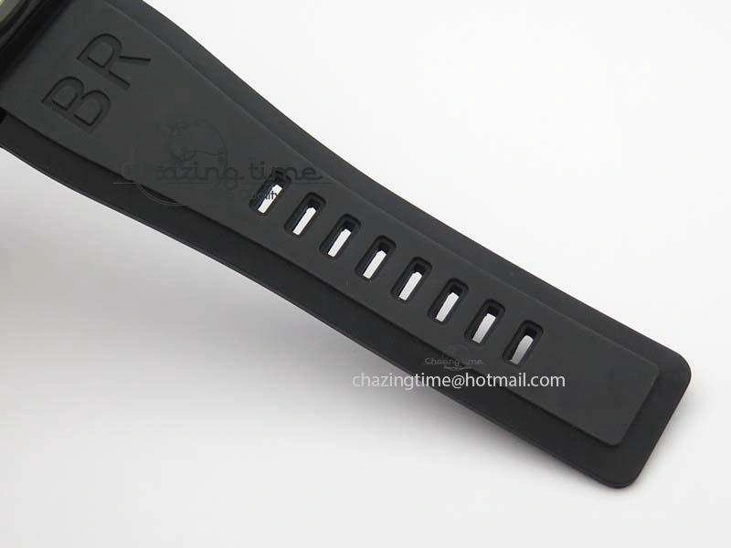 FlexibleFit BR 03-92 PVD Case V2 42.5mm Gray Dial On Rubber Strap MIYOTA 5223